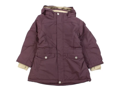 Mini A Ture huckleberry plum vinterjakke Velajanna